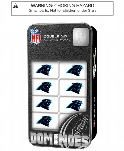 MasterPieces Carolina Panthers Dominoes Set - Image 1