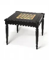 Butler Vincent Game Table - Black Licorice