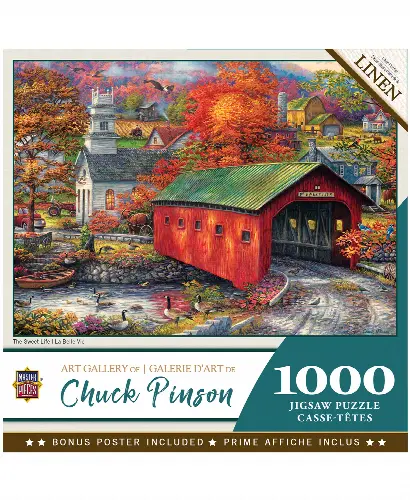 MasterPieces Puzzles Art Gallery of Chuck Pinson - The Sweet Life - 1000 Piece - Image 1