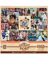 MasterPieces Puzzles The Saturday Evening Post - Norman Rockwell Collage - 1000 Piece