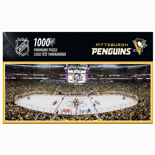 MasterPieces Stadium Panoramic Pittsburgh Penguins Jigsaw Puzzle - Center View - 1000 Piece - Image 1