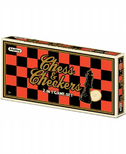Schylling Chess Checkers 2 In 1 Game Set - Image 1