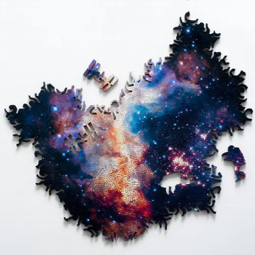 Infinite Galaxy #2 Double-Sided Wooden Jigsaw Puzzle - 236 Piece - Image 1