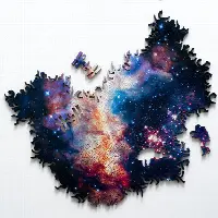 Infinite Galaxy #2 Double-Sided Wooden Jigsaw Puzzle - 236 Piece