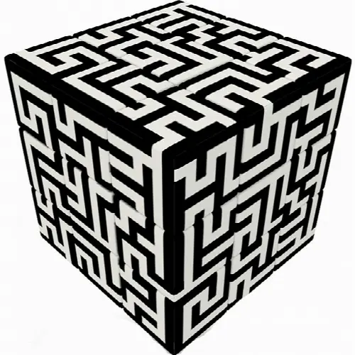 V-CUBE 3 Flat Maze Puzzle - Image 1