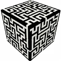 V-CUBE 3 Flat Maze Puzzle