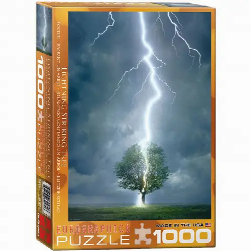 Lightning Striking Tree | Jigsaw - Image 1