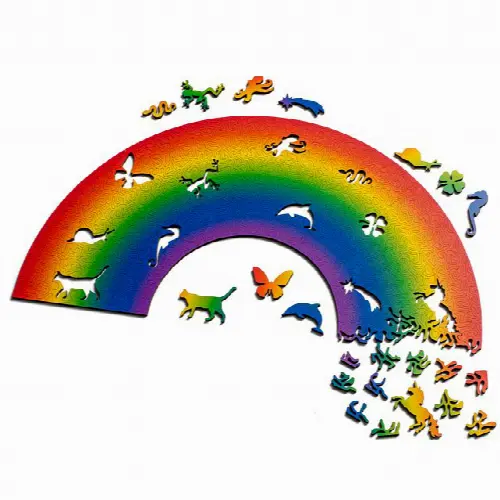 Rainbow Wooden Jigsaw Puzzle - 380 Piece - Image 1