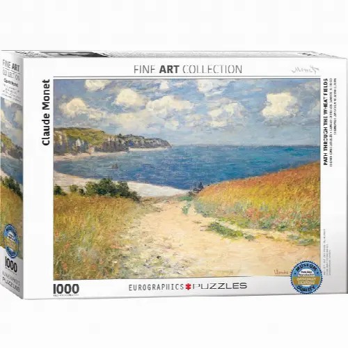 Claude Monet - Path Through The Wheat Fields | Jigsaw - Image 1