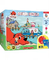 MasterPieces Puzzles 24 Piece Clifford Sing-a-Long Sound Floor Puzzle For Kids - 18"x24"