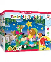 MasterPieces Puzzles 24 Piece Twinkle Twinkle Sing-a-Long Sound Floor Puzzle For Kids - 18"x24"
