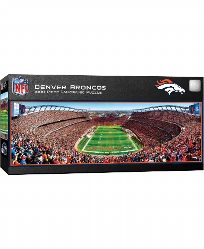 MasterPieces Stadium Panoramic Jigsaw Puzzle - NFL Denver Broncos - 1000 Piece - Image 1
