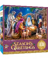 MasterPieces Holiday Christmas Jigsaw Puzzle - A Child is Born - 1000 Piece