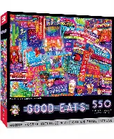 MasterPieces Good Eats Jigsaw Puzzle - Downtown Fare - 550 Piece