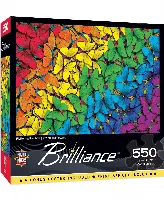 MasterPieces Brilliance Jigsaw Puzzle - Fluttering Rainbow - 550 Piece