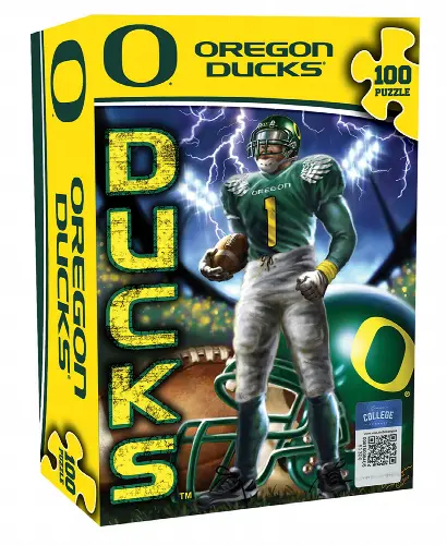 MasterPieces Puzzle Jigsaw Puzzle - Oregon Ducks Kids NCAA Sports - 100 Piece - Image 1