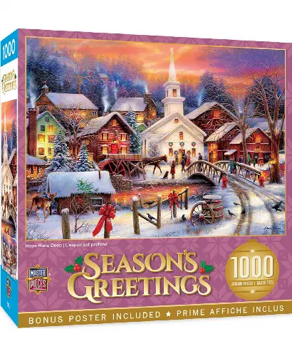 MasterPieces Holiday Christmas Jigsaw Puzzle - Hope Runs Deep - 1000 Piece - Image 1