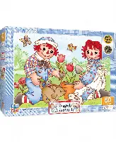 MasterPieces Puzzles 60 Piece Jigsaw Puzzle for Kids - Raggedy Ann and Andy Picnic Friends - 14"x19"