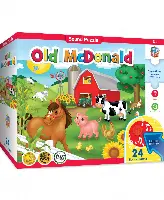 MasterPieces Puzzles 24 Piece Old McDonald Sing-a-Long Sound Floor Puzzle For Kids - 18"x24"