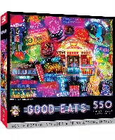 MasterPieces Good Eats Jigsaw Puzzle - BBQ & Blues - 550 Piece