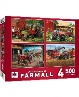 MasterPieces Case/Farmall 4 Pack Jigsaw Puzzle - 500 Piece