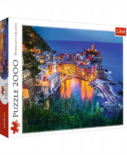 Trefl Jigsaw Puzzle - Vernazza at Dusk - 2000 Piece - Image 1