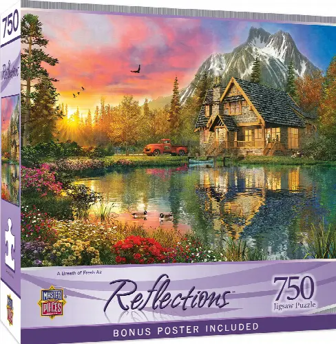 MasterPieces Reflections 750 Piece Puzzles Reflections Jigsaw Puzzle - Breath of Fresh Air - 750 Piece - Image 1