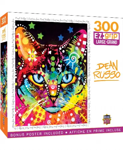 MasterPieces Dean Russo Jigsaw Puzzle - Mad Kitty - 300 Piece - Image 1