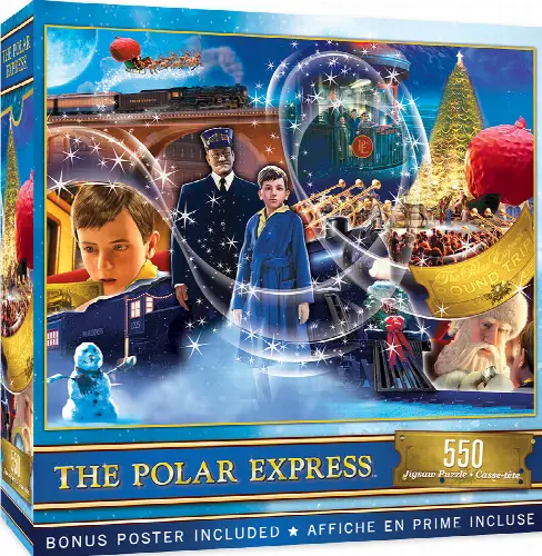 MasterPieces Polar Express Jigsaw Puzzle - Christmas Train - 550 Piece - Image 1