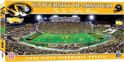 MasterPieces Stadium Panoramic Missouri Tigers Jigsaw Puzzle - Center View - 1000 Piece - Image 1