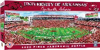MasterPieces Stadium Panoramic Arkansas Razorbacks Jigsaw Puzzle - Center View - 1000 Piece