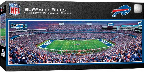 MasterPieces Stadium Panoramic Buffalo Bills NFL Sports Jigsaw Puzzle - Center View - 1000 Piece - Image 1