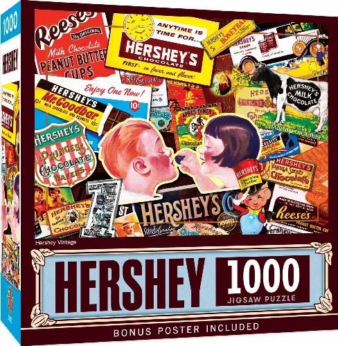 MasterPieces Hershey Jigsaw Puzzle - Vintage - 1000 Piece - Image 1