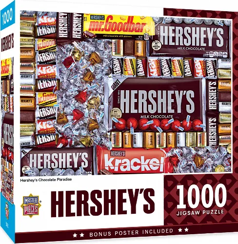 MasterPieces Hershey Jigsaw Puzzle - Chocolate Paradise - 1000 Piece - Image 1