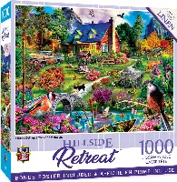 MasterPieces Retreats Jigsaw Puzzle - Hillside Cottage - 1000 Piece