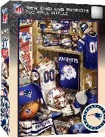 MasterPieces Locker Room New England Patriots Jigsaw Puzzle - NFL Sports - 500 Piece