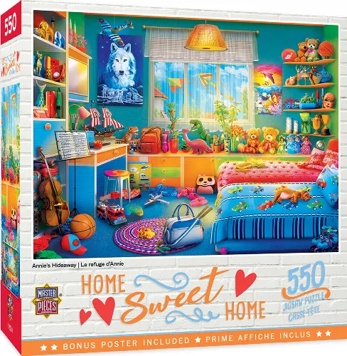 MasterPieces Home Sweet Home Jigsaw Puzzle - Annie's Hideaway - 550 Piece - Image 1