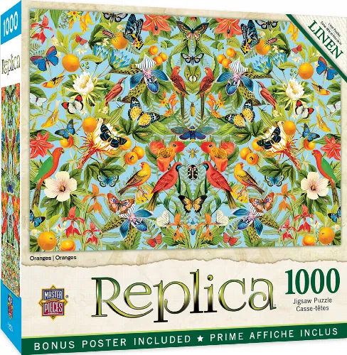 MasterPieces Replica Jigsaw Puzzle - Oranges - 1000 Piece - Image 1