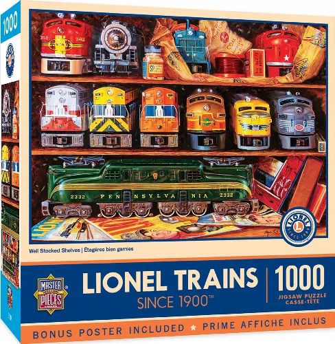 MasterPieces Lionel Jigsaw Puzzle - Well Stocked Shelves - 1000 Piece - Image 1