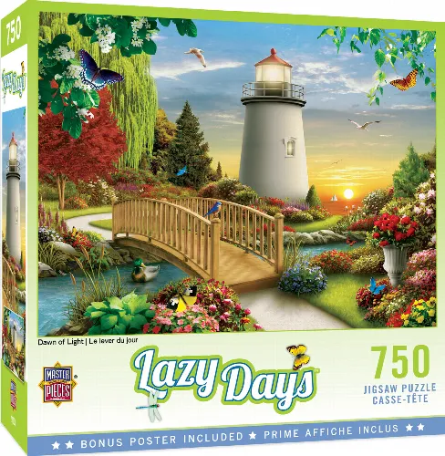 MasterPieces Lazy Days Jigsaw Puzzle - Dawn of Light By Alan Giana - 750 Piece - Image 1