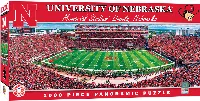 MasterPieces Stadium Panoramic Jigsaw Puzzle - Nebraska Cornhuskers NCAA Sports - Center View - 1000 Piece