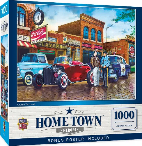 MasterPieces Hometown Heroes Jigsaw Puzzle - A Little Too Loud - 1000 Piece - Image 1