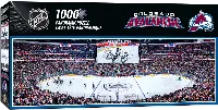 MasterPieces Stadium Panoramic Jigsaw Puzzle - Colorado Avalanche NHL Sports - Center View - 1000 Piece