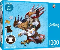 MasterPieces Contours Shaped Jigsaw Puzzle - Majestic Flight - 1000 Piece