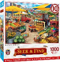 MasterPieces Seek & Find Jigsaw Puzzle - Market Square - 1000 Piece