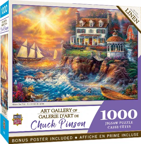 MasterPieces Art Gallery Jigsaw Puzzle - Above the Fray - 1000 Piece - Image 1