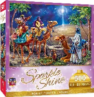 MasterPieces Holiday Glitter Christmas- Three Magi - 500 Piece