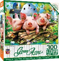 MasterPieces Green Acres Jigsaw Puzzle - Three Lil' Pigs - 300 Piece