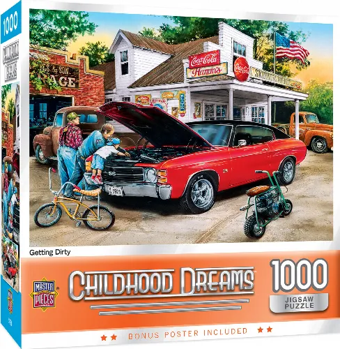 MasterPieces Childhood Dreams Jigsaw Puzzle - Getting Dirty - 1000 Piece - Image 1