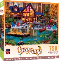 MasterPieces Lazy Days Jigsaw Puzzle - Cabin in the Cove - 750 Piece
